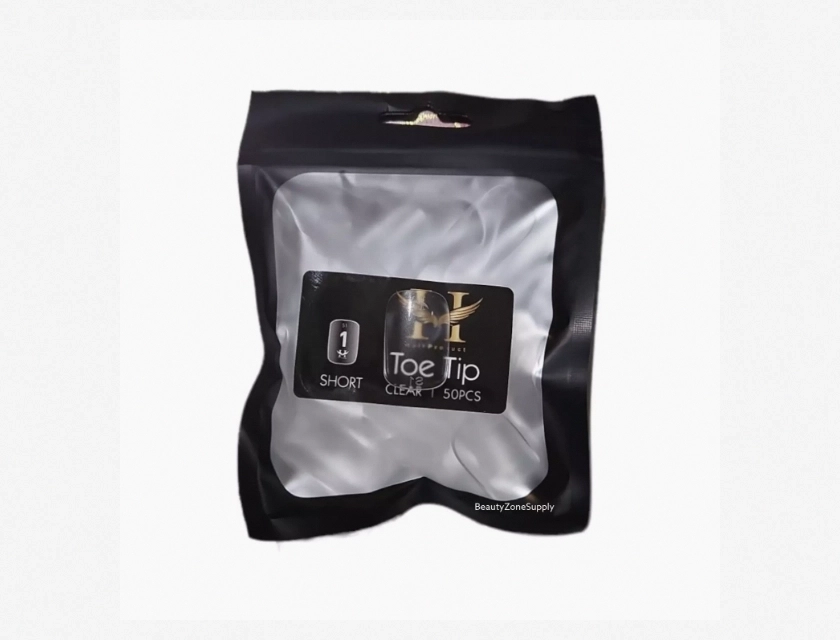 Hang Tip Refill Bag, Short Toe Tips, Size #1, 50 Count