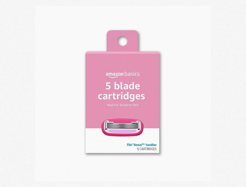 Women’s 5 Blade Razor Refills Compatible with Venus and Other System Handles