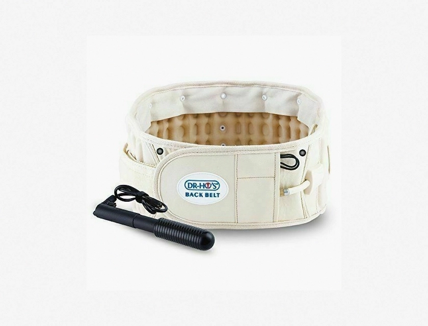 Dr. Ho’s 2-in-1 Back Relief Stretch and Support Belt for Lower Back Pain, Adjustable Lumbar Support, Unisex