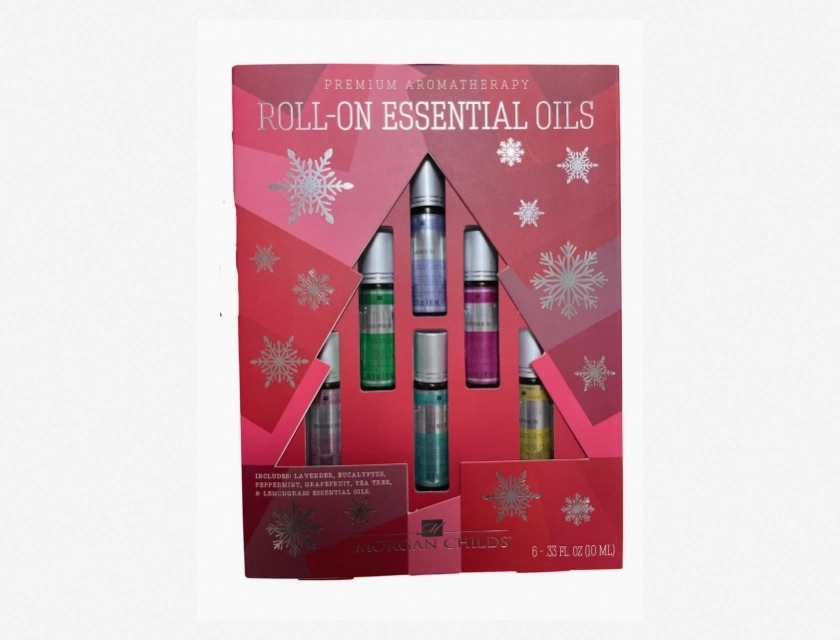 Morgan Childs Premium Aromatherapy Roll-On Essential Oils, 6 Piece Set