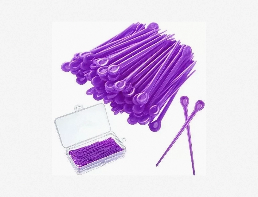 180 Pieces Plastic Hair Curler Rollers with Brush Pick for Styling