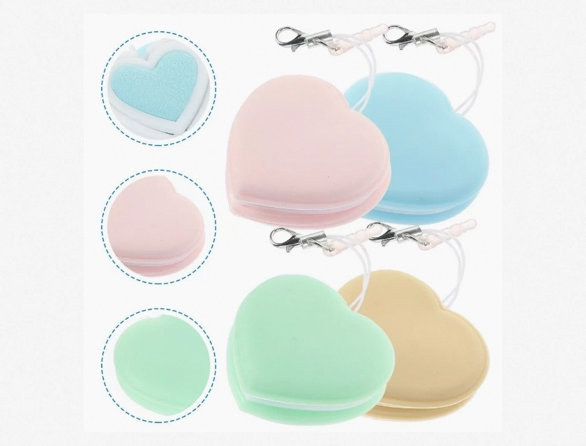 Macaroon Phone Screen Cleaner Heart Shaped 4 Pack