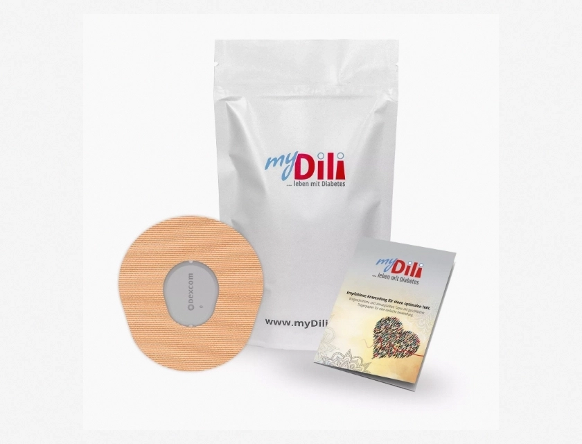 Diatape Classic Mydili Patch Tape for Dexcom G7 Sensor, Waterproof Adhesive CGM Cover, 20 Pack