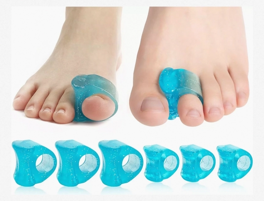 Gel Toe Separators for Bunion Correction, 2 Pieces