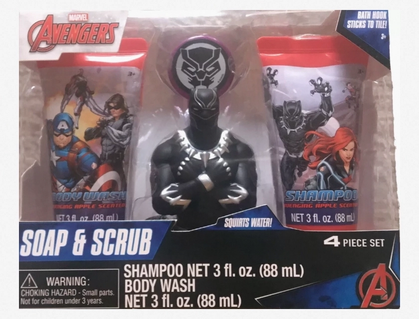 Avengers Soap and Scrub Set 4 Piece