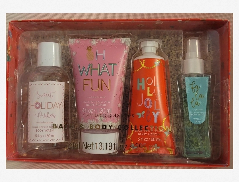 Simple Pleasures Bath and Body Collection Holiday Set