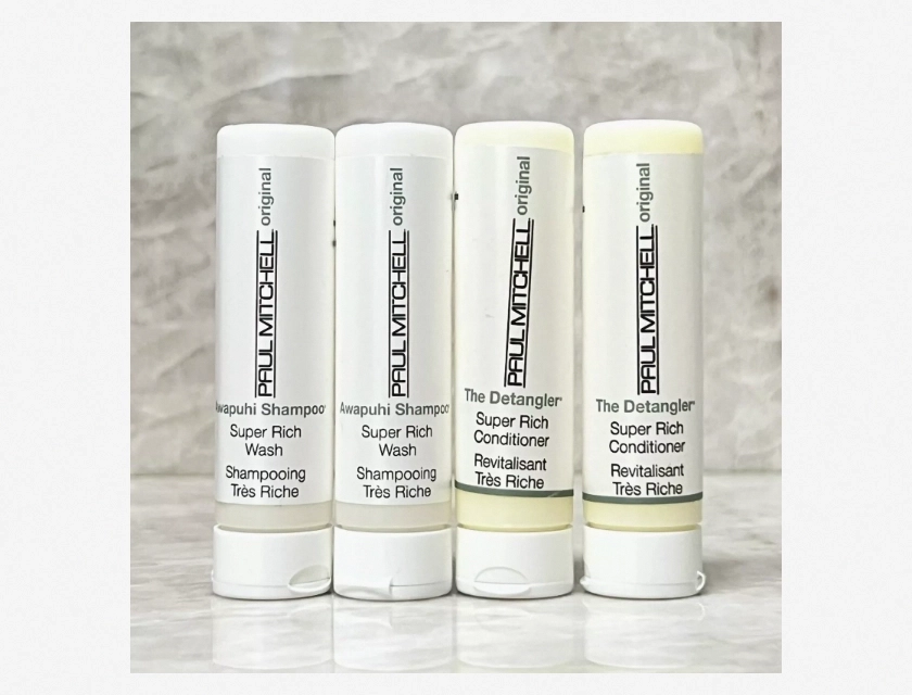 John Paul Mitchell Bathroom Amenity Set – Hotel Toiletries with Shampoo, Conditioner, Body Wash, Lotion, and Soap