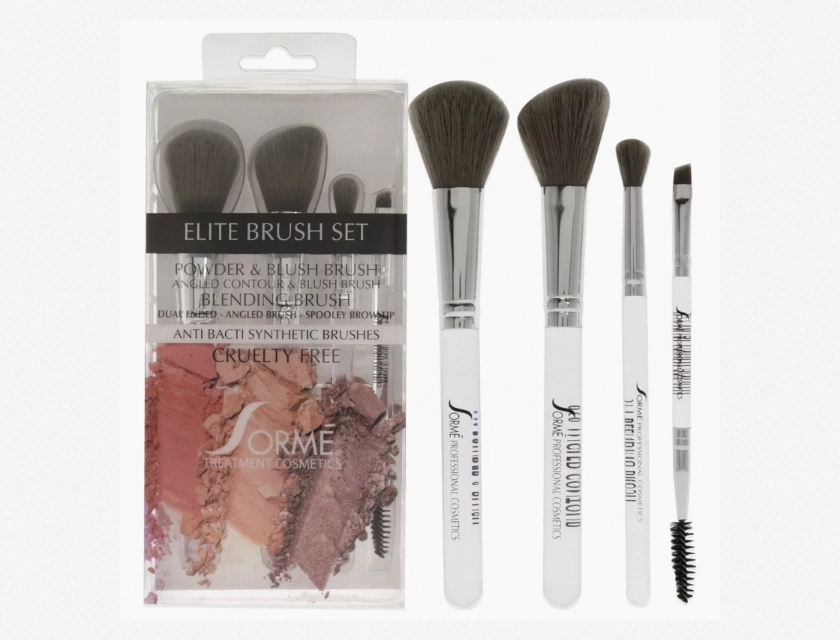 Sorme Cosmetics Elite Brush Set for Women 4 Piece Makeup Brushes
