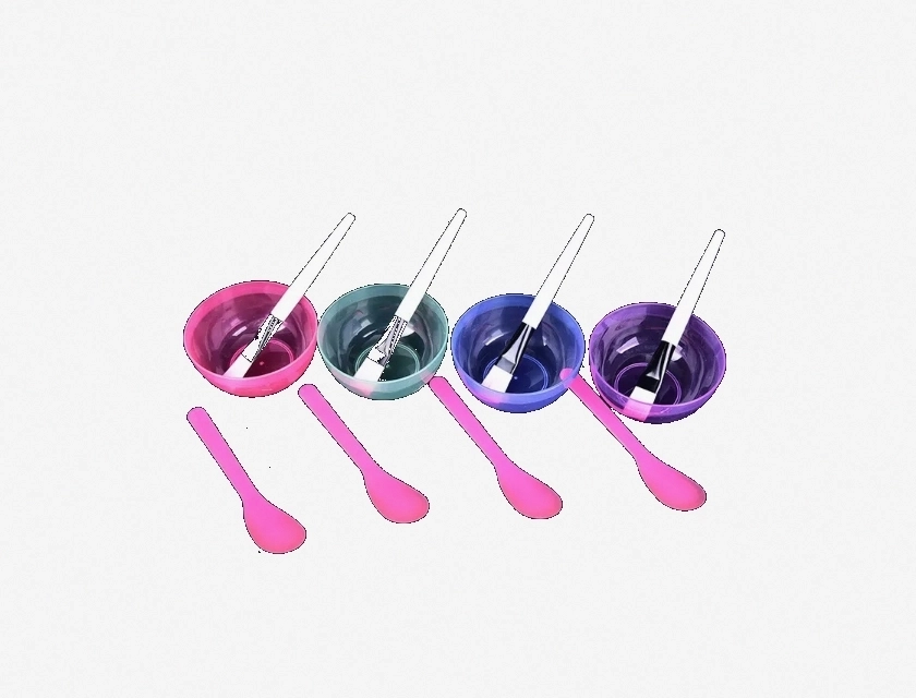 DIY Face Mask Tool Set with Bowl, Brush, Spoon, and Stick