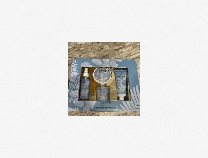 Zealand Beauty Spa Gift Set Goat Milk Lavender Deep Sleep Set for Relaxation and Wellness