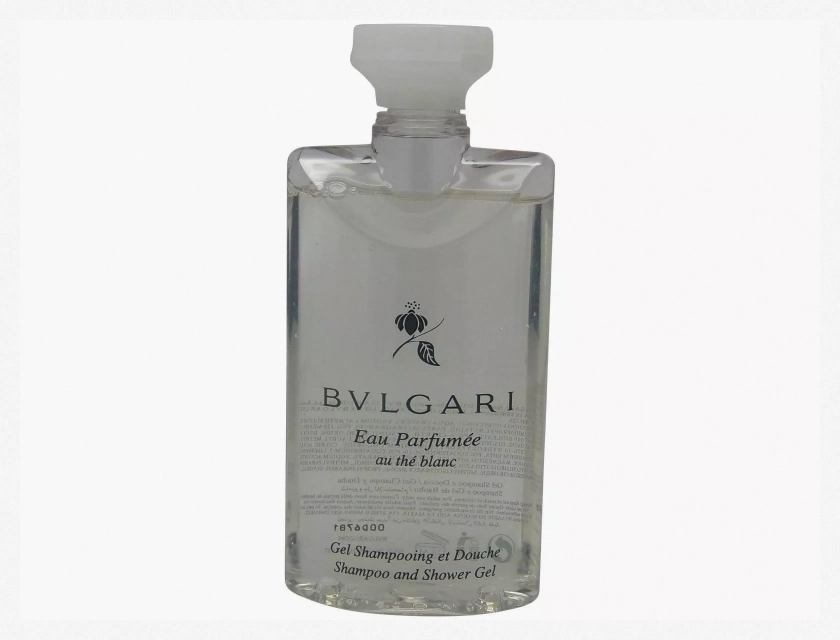 Bvlgari Au The Blanc Shampoo and Shower Gel Set, 6 Pack, 2.5 oz Each, 15 oz Total