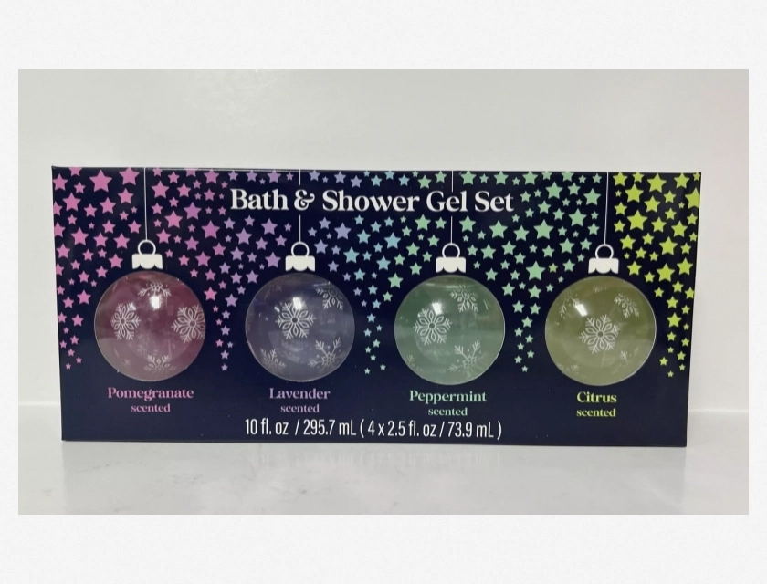 U Style Bath and Shower Gel Set – 4 Pack of 2.5 oz Bottles