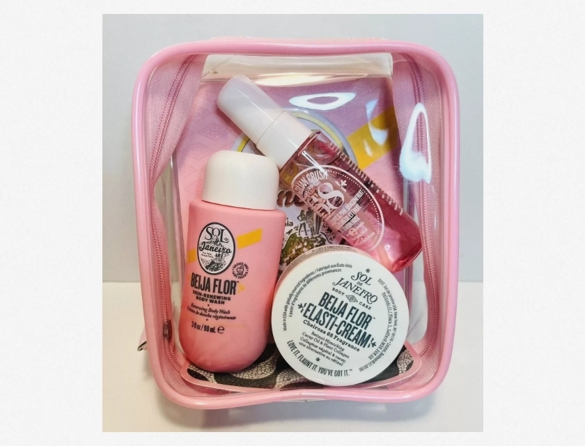 Sol De Janeiro Beija Flor Jet Set Travel Set with Elasti Cream and Cheirosa 68 Perfume Mist