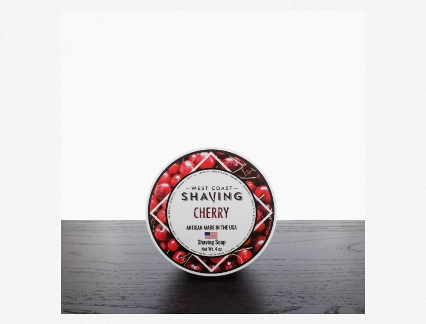 WCS Shaving Soap, Cherry – Premium Scented Shave Soap for Smooth, Irritation-Free Shaving