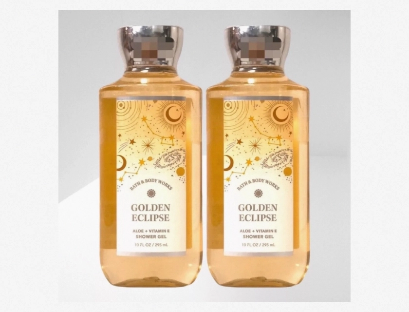 Bath & Body Works Golden Eclipse Shower Gel, 10 fl oz (Pack of 2)