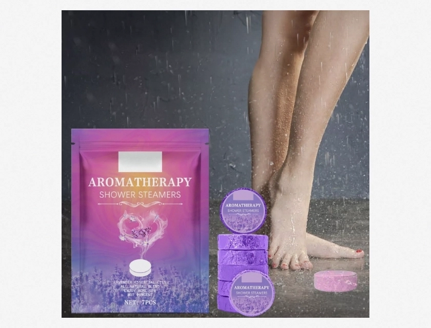 7-Piece Aromatherapy Shower Pads for Body Cleaning, Home Baths, and Showers