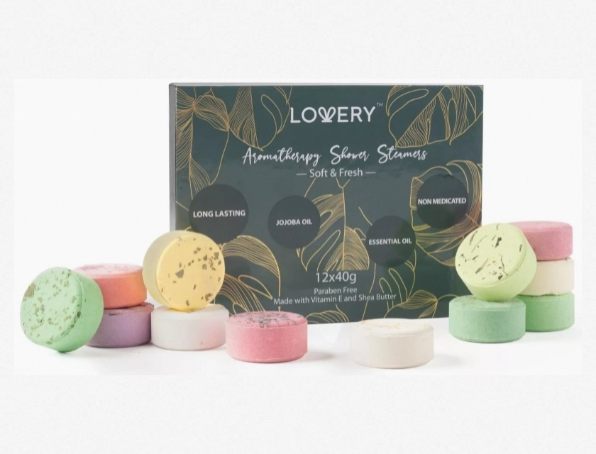 Shower Steamers Set of 12, Aromatherapy Shower Bombs, Well Balanced Fizzies for Relaxation