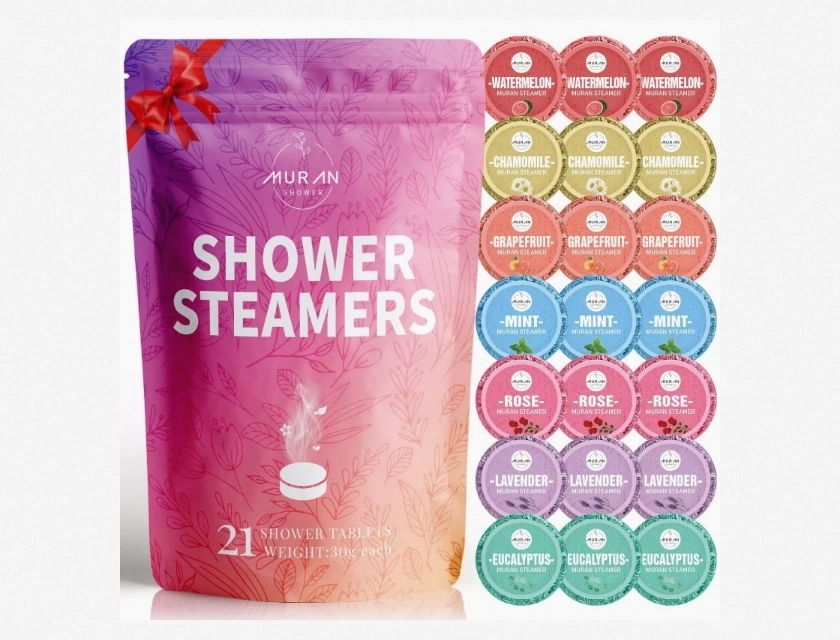 Shower Steamers Aromatherapy 21-Pack Shower Bombs Father’s Day Gifts
