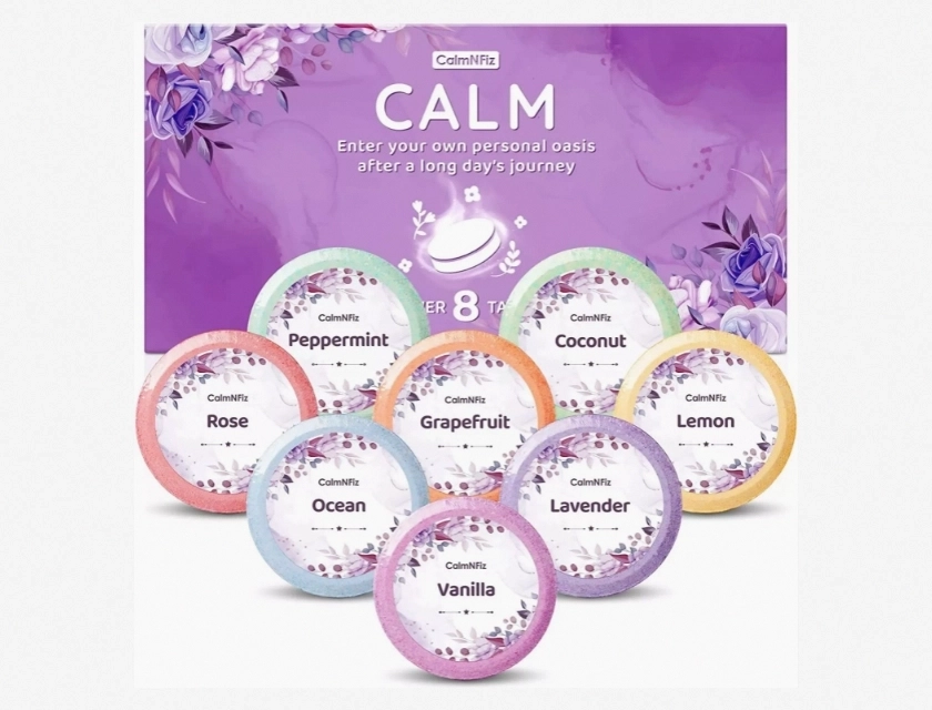 Shower Steamers Aromatherapy Scented Bath Bombs with Essential Oils Self Care 8 Count