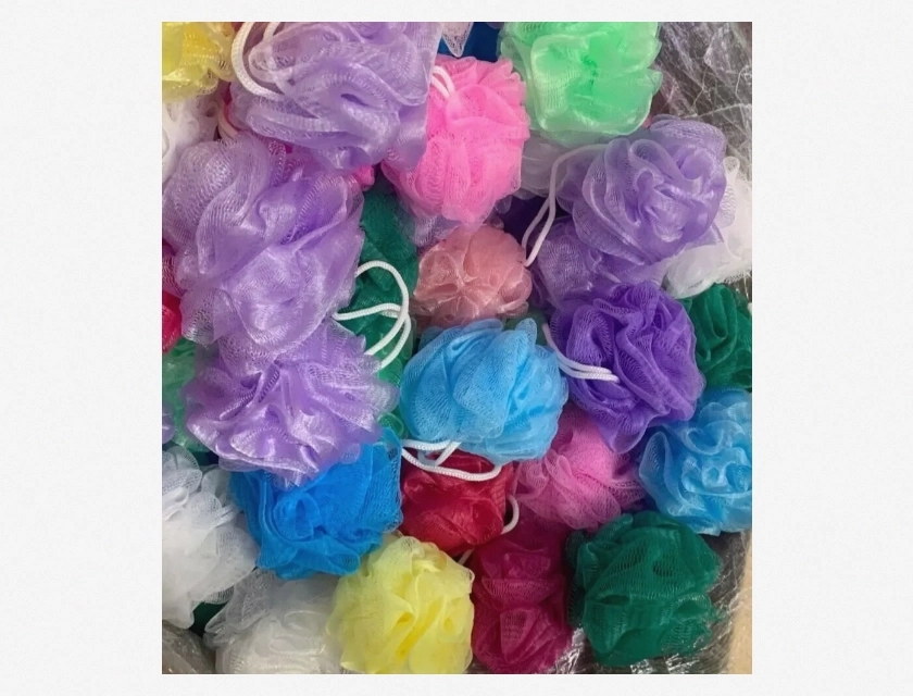 10-Pack Small Bath Loofah Sponges – Mini Pouf Body Scrubbers and Exfoliators for Gentle Cleansing
