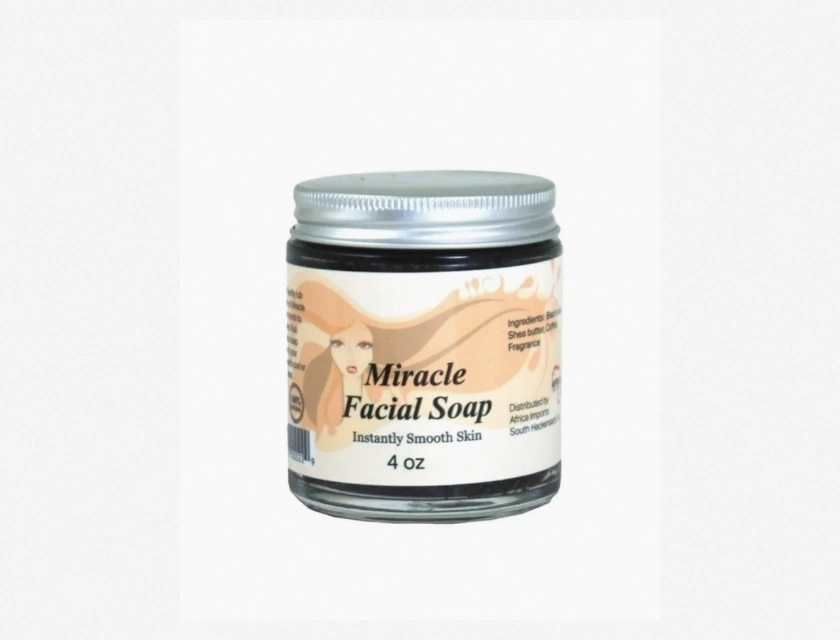 Miracle Face Soap Gentle Cleansing Bar for Healthy Skin Moisturizing Natural Formula