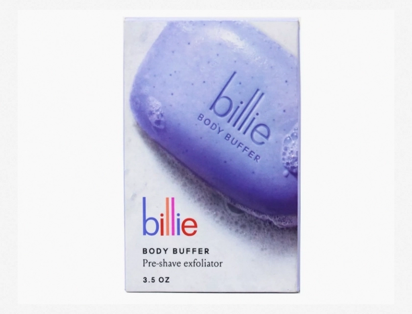 Billie Body Buffer Pre-Shave Exfoliating Bar, 3.5 oz – Smooth Skin Prep for Razor