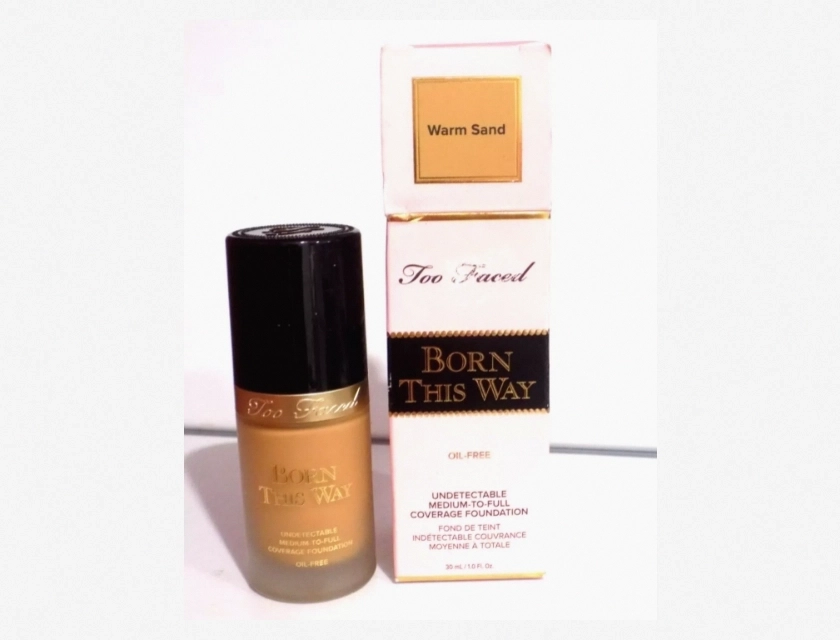 Too Faced Born This Way Undetectable Coverage Foundation, Warm Sand, 1 oz