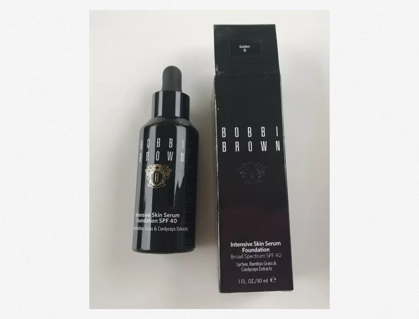 Bobbi Brown Intensive Skin Serum Foundation SPF 40, Full Coverage Anti-Aging Liquid Foundation with Sunscreen, Natural Finish, 30ml