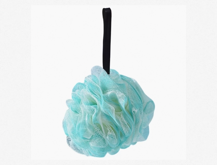 Colorful Loofah Sponge Shower Mesh Body Scrubber, Highly Absorbent and Comfortable, Exfoliating Bath Sponge for Deep Cleansing