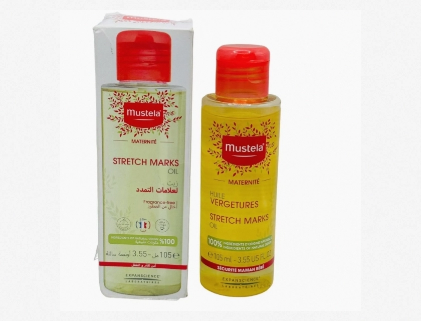 Mustela Maternity Stretch Marks Oil, 3.5 oz – Natural Ingredients, Pregnancy Skin Care
