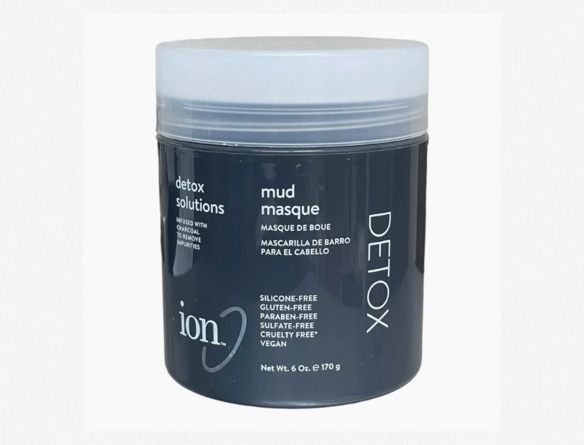 Ion Detox Solutions Mud Masque, 6 oz – Deep Cleansing Detox Face Mask for Pore Purification and Healthy Skin