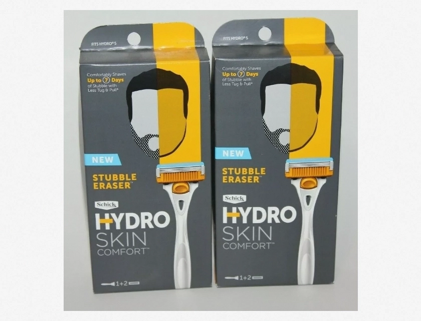 Schick Hydro 5 Skin Comfort Stubble Eraser Razor + 2 Cartridge Refills
