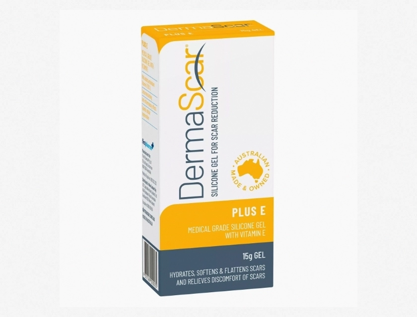 Dermascar Plus E Gel 15g – Scar Treatment, Silicone Gel for Scars, C-Section & Acne Scars, Dermatologist Recommended
