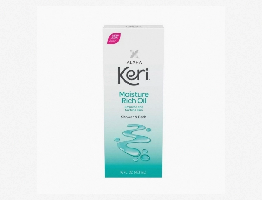 Alpha Keri Shower & Bath Moisture Rich Oil, 16 oz (Pack of 4)