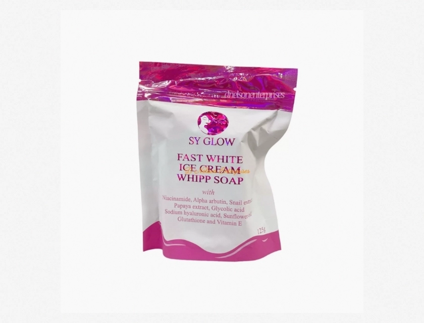Sy Glow Fast White Ice Cream Whipped Soap 125g
