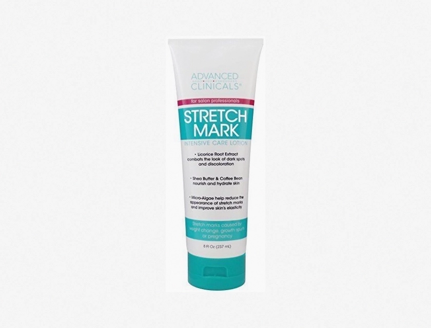 Advanced Clinicals Stretch Mark Cream, Moisturizing Scar Treatment for Weight Loss, 8 oz