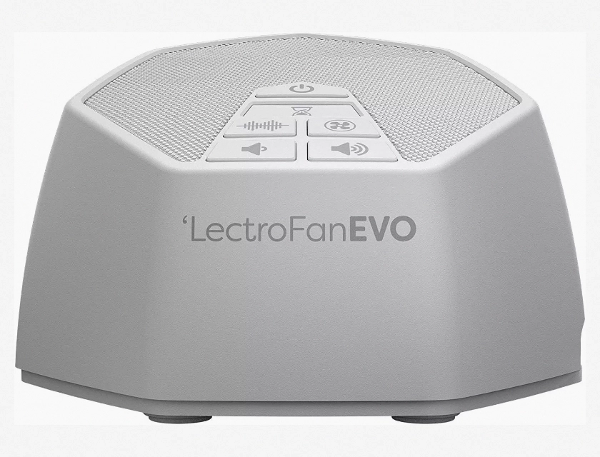 LectroFan Evo Non-Looping Sleep Sound Machine with 22 Unique Fan and White Noise Sounds