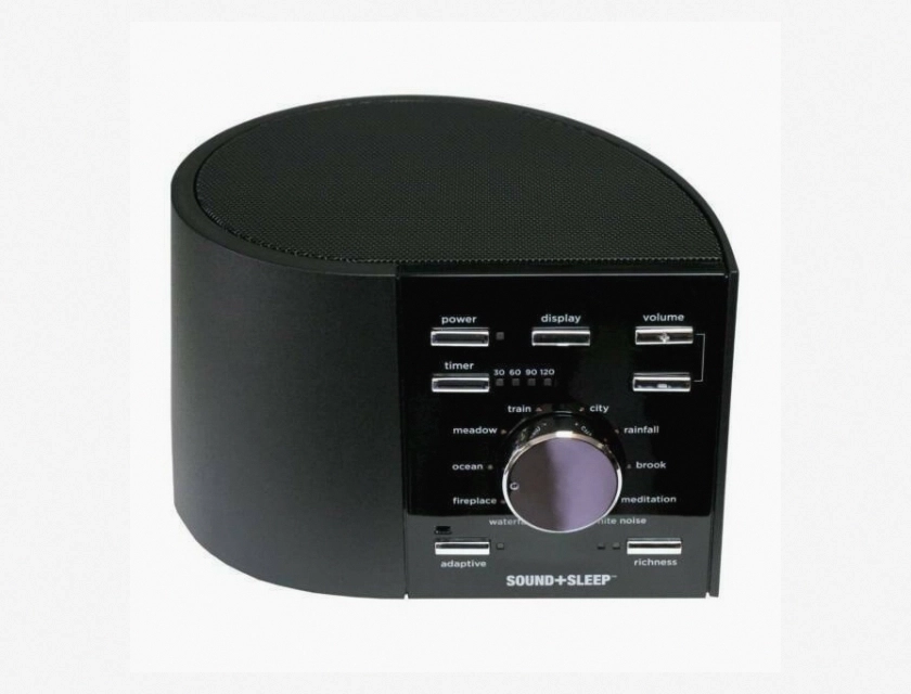 Ecotones ASM1002 Sound Therapy Sleep Machine, Black – White Noise Machine for Relaxation, Meditation, and Better Sleep