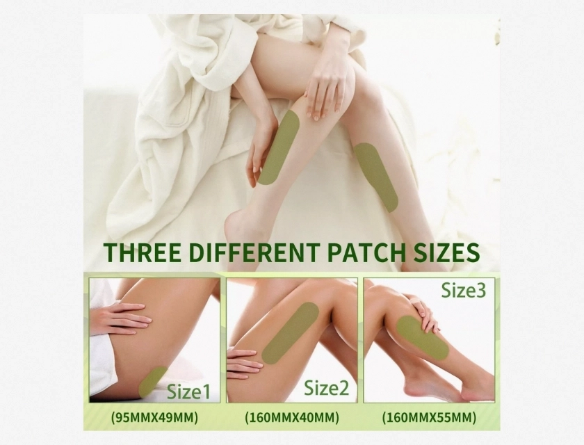 Wormwood Slimming Cellulite Reduction Patch – Mild Detox for Thighs & Legs – Body Shaping Patches, 30 Count