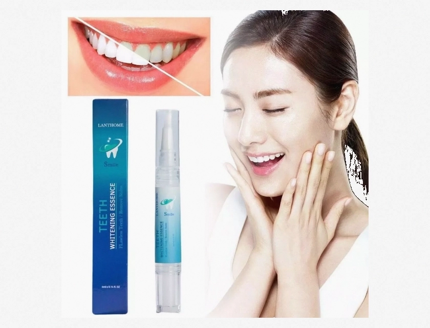 Teeth Whitening Pen and Brush Kit, 4ml