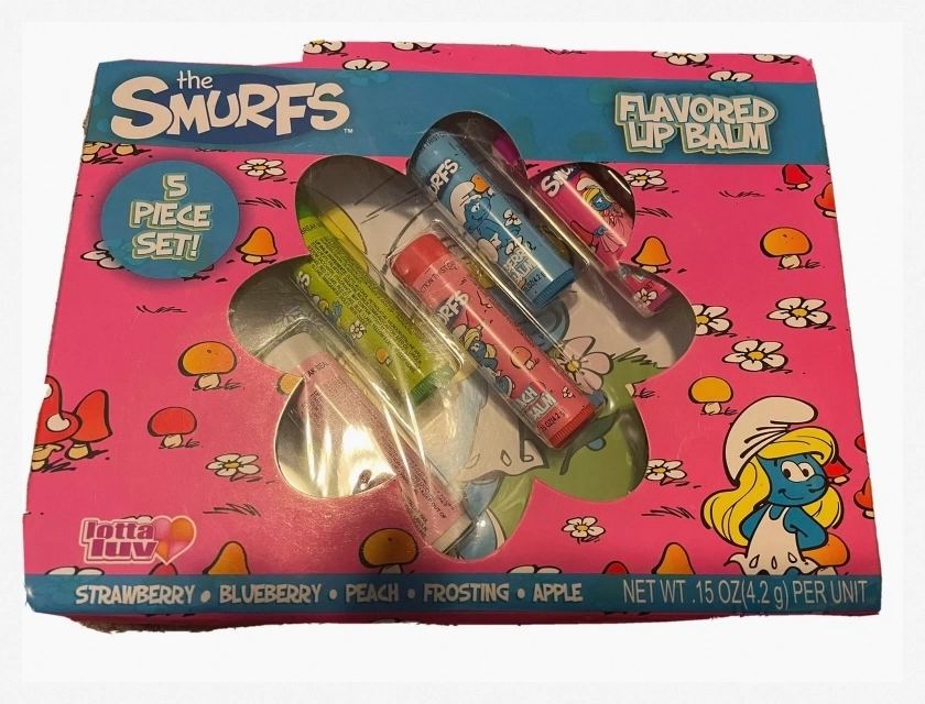 Smurfs 5-Flavored Lip Balm Collection