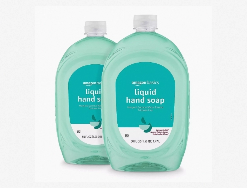 Liquid Hand Soap Refill, Mango & Coconut Water Scent, Triclosan-Free, 50 fl oz