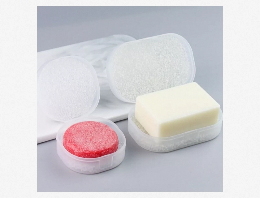 Portable Travel Soap Dish with Lid and Drain, Leakproof Soap Holder for Camping and Bathroom Storage