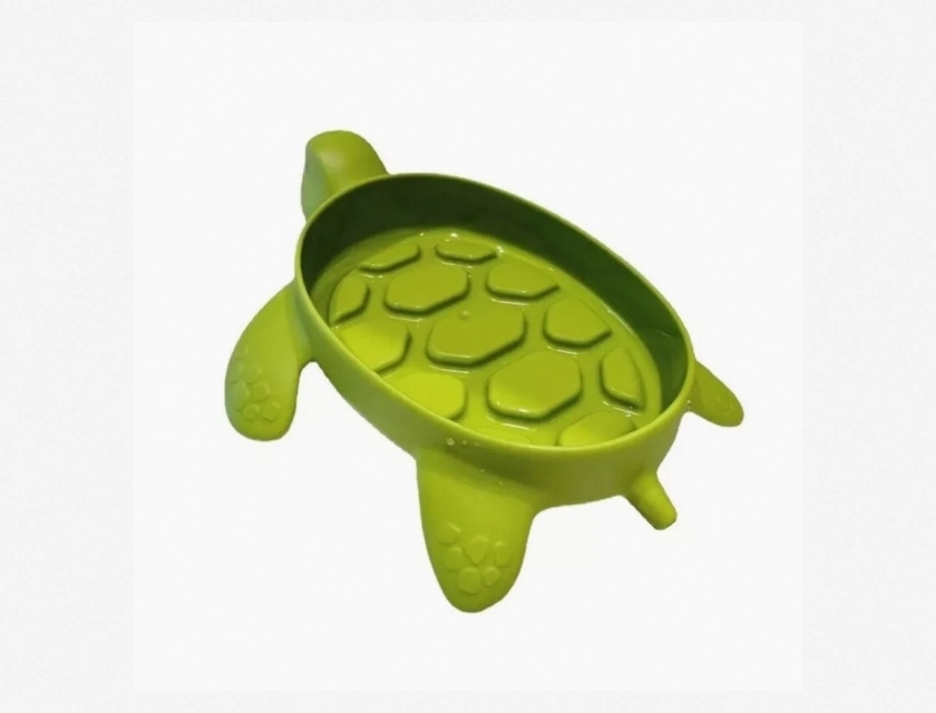 Turtle Soap Box, Cute Animal Soap Dish with Drainage, Eco-Friendly Travel Soap Holder for Bathroom and Kitchen