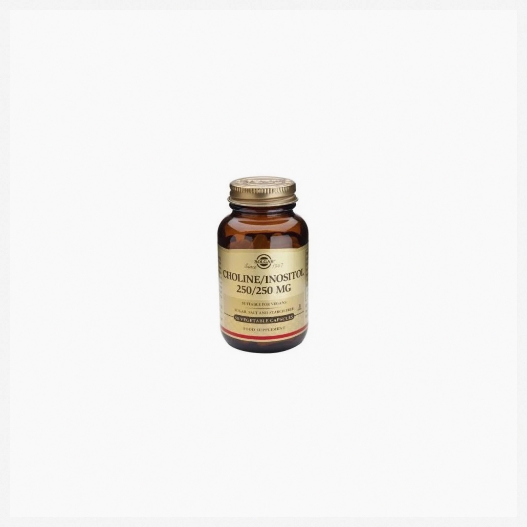 Solgar Choline Inositol 250 mg, 50 Capsules – Cognitive Support Supplement