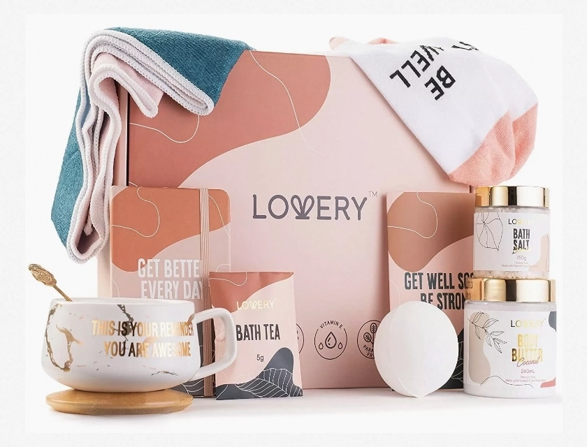 Care Package for Women – 13-Piece Spa Kit, Get Well Soon Gifts, Self Care