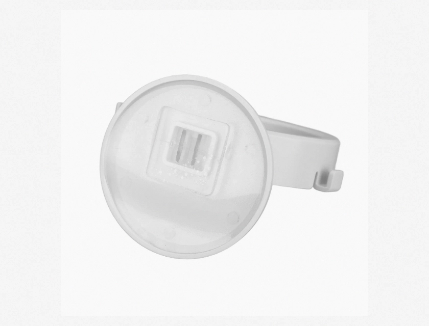 Wall-Mounted Hair Dryer Holder Rack, Self-Adhesive, Space-Saving, White