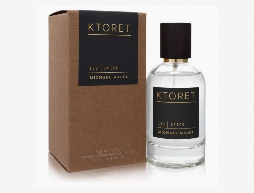 Ktoret 139 Spice by Michael Malul Eau de Parfum Spray for Men, 3.4 fl oz (100ml)