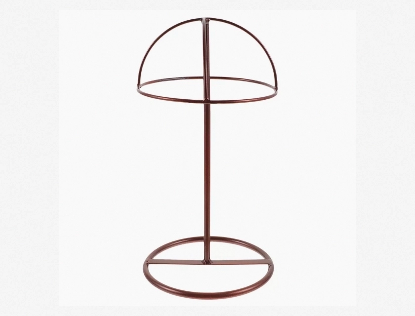 Iron Hat Stand Single Cap Storage Rack for Desktop and Tabletop