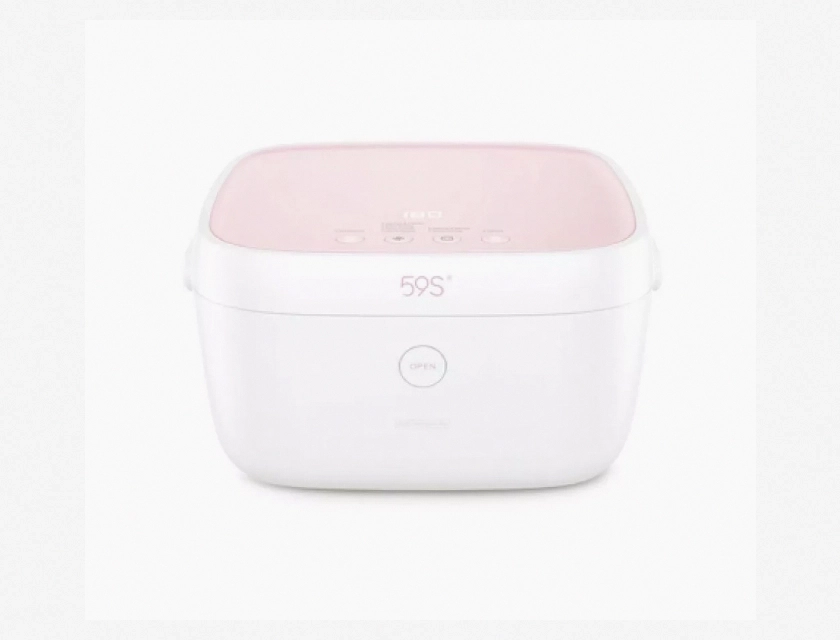 59S UVC Sterilizer Box – Portable UV Light Sanitizer for Baby Bottles, Phones, and Small Items, Kills 99.9% of Germs, White